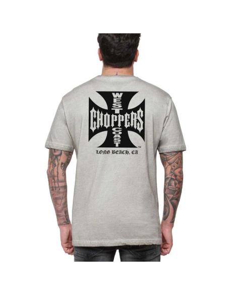 WCC OG LBC T-Shirt Grey Vintage | Black OG Cross Logo