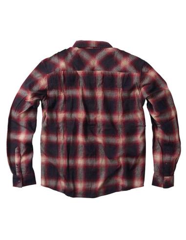 Acquista Camicia WCC Outlaw Flannel Rosso/Grigio | Stile Chopper