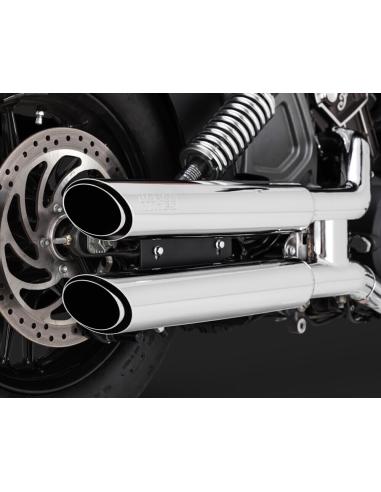Silencieux Vance & Hines Twin Slash 3" pour Indian Scout | Iguana Custom
