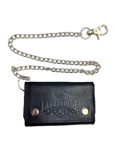 Live to Ride Leather Wallet | Handmade in Spain
