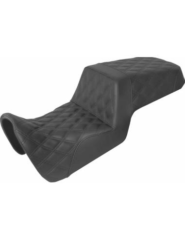 SELLE SADDLEMEN STEP-UP 2-UP AVEC COUTURES APPARENTES POUR HARLEY PAN AMERICA