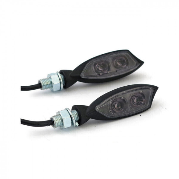 TURN SIGNALS MORELLA 3-1 BLACK WITH BRAKE AND POSITION LIGHT