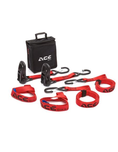 Acebikes Ratchet Pro Strap Kit | 140cm, Hooks, Loops & Bag