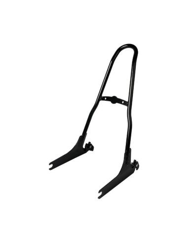 Sissy Bar 21" Preto Brilhante para Dyna 06–17 | Iguana Custom
