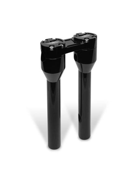 Comprar HeinzBikes Risers Clubstyle 12" Negro – Aluminio CNC para Harley