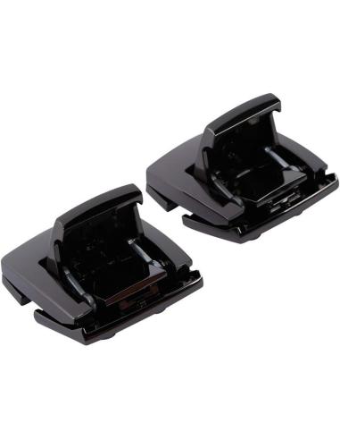 Old Style Tour Pak Latch Kit in Black Aluminum for Harley 1980-2013 | Iguana Custom