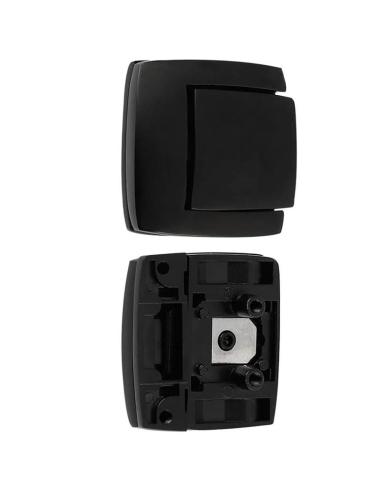 Old Style Tour Pak Latch Kit in Black Aluminum for Harley 1980-2013 | Iguana Custom