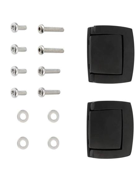 Comprar Cerraduras Tour Pak Old Style en Aluminio Negro para Harley 1980-2013 | Iguana Custom