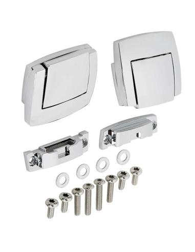 Kit de Fechaduras Cromadas Tour Pack para Harley 1980-2013 | Iguana Custom
