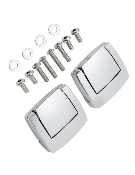 Kit de Fechaduras Cromadas Tour Pack para Harley 1980-2013 | Iguana Custom