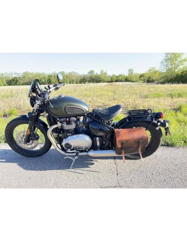 Comprar Porta-bagagens Motone Voyager Preto para Harley, Triumph, Indian e Mais | Iguana Custom