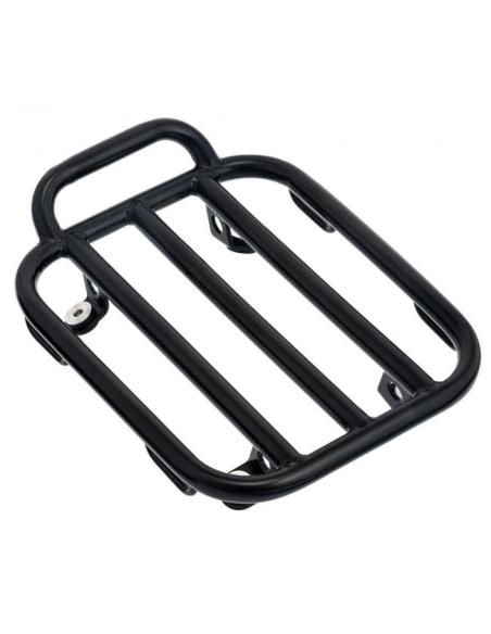 Porte-bagages Motone Voyager Noir pour Harley, Triumph, Indian | Iguana Custom