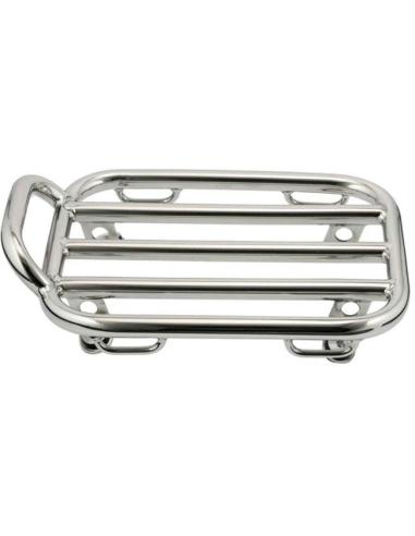 Bagageiro Cromado Motone Voyager para Harley, Triumph, Indian | Iguana Custom