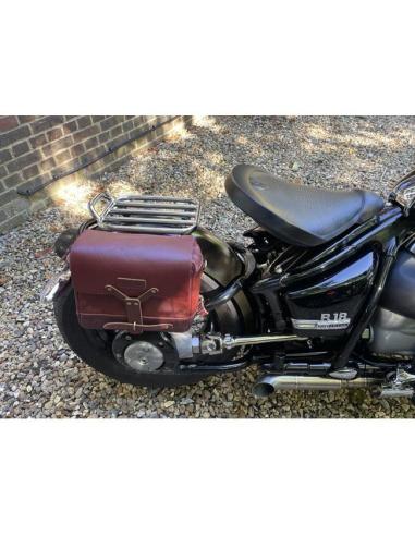 Motone Voyager Chrome Luggage Rack for Harley, Triumph, Indian | Iguana Custom