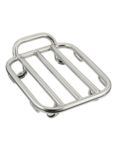 Motone Voyager Chrome Luggage Rack for Harley, Triumph, Indian | Iguana Custom