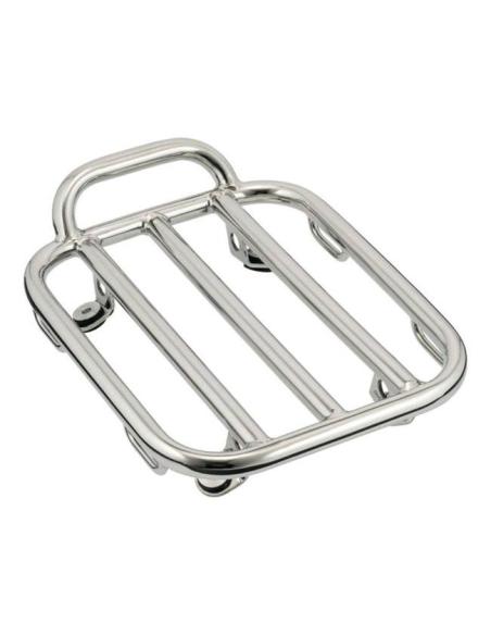 Motone Voyager Chrome Luggage Rack for Harley, Triumph, Indian | Iguana Custom