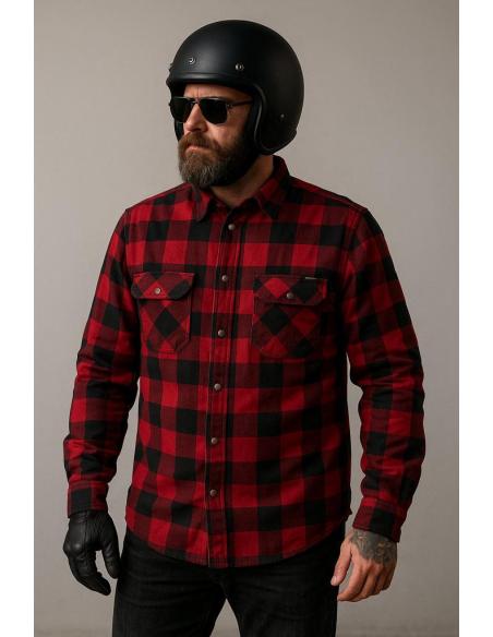 AA-Certified Lumberjack Motorcycle Shirt with Kevlar Reinforcements | Iguana Custom