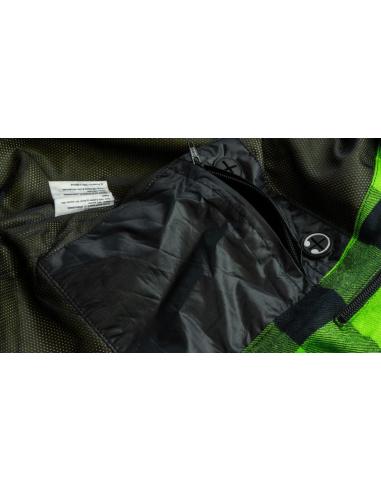 High-Visibility Lime Green Motorcycle Shirt AA-Certified with Kevlar | Iguana Custom