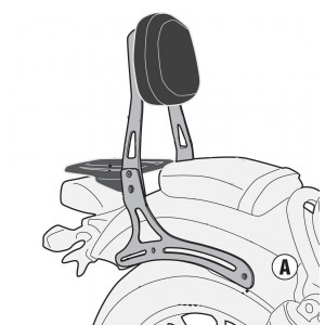 RESPALDO GIVI NEGRO CON PARRILLA PARA HONDA REBEL CMX 500 2