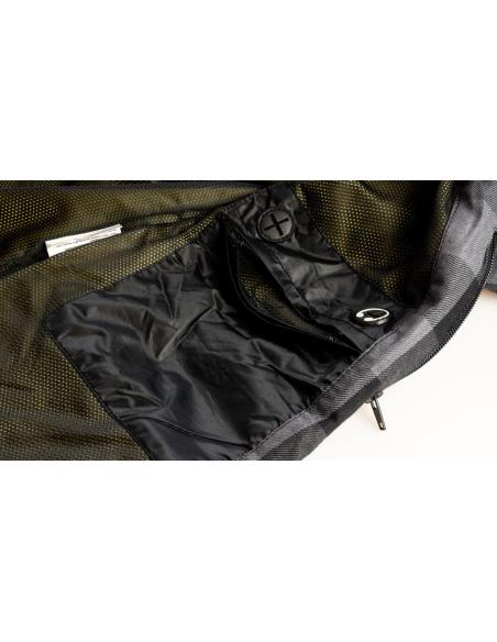 Camisa de Moto Feminina Cinza Certificada AA com Kevlar | Iguana Custom
