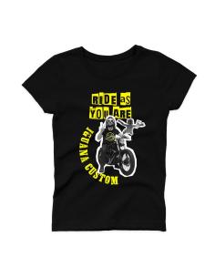 T-SHIRT RIDE AS YOU ARE POUR FEMMES