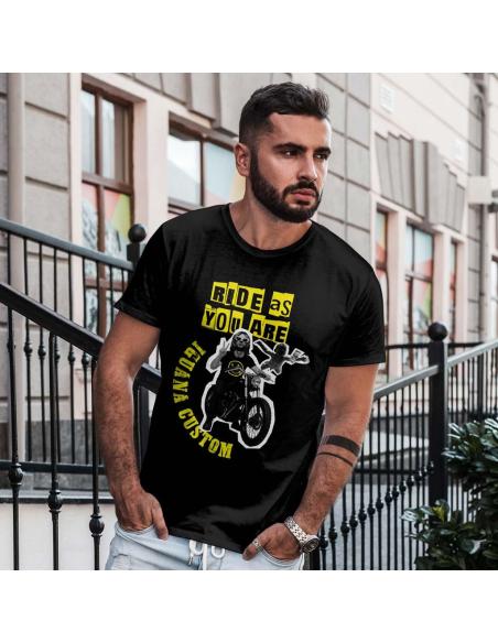 Acquista Maglietta Ride Or Trick Uomo a prezzo scontato