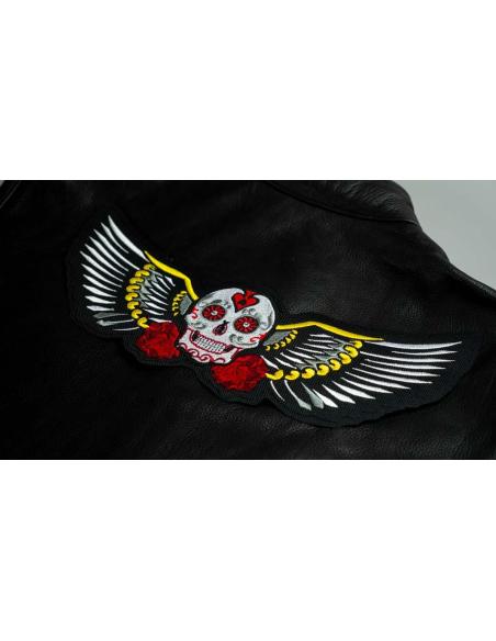 Day Of The Dead Skull Patch 13 X 31 Cm | Sale Price