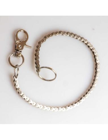 Chaîne Porte-Monnaie Style Biker | Maillons Chaîne de Transmission | 48 cm