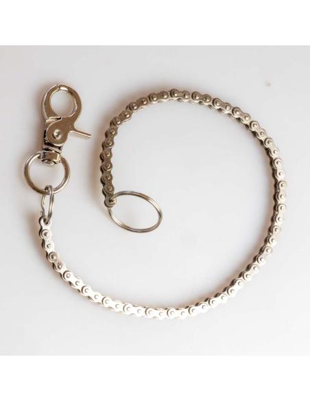 Chaîne Porte-Monnaie Style Biker | Maillons Chaîne de Transmission | 48 cm