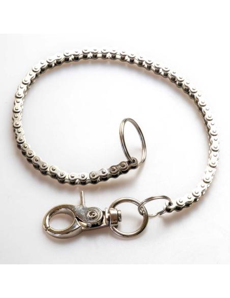 Chaîne Porte-Monnaie Style Biker | Maillons Chaîne de Transmission | 48 cm