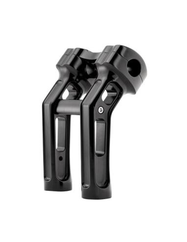 Arlen Ness Method 7” Universal Risers Black CNC | Iguana Custom