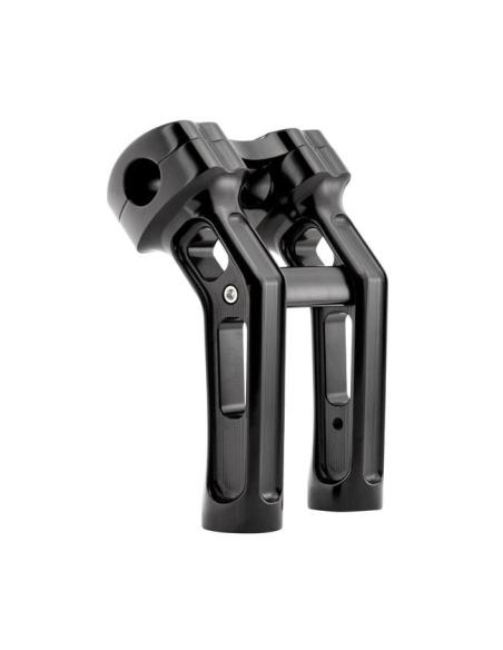 Comprar Risers Arlen Ness Method 7” Universales Anodizados Negro | Iguana Custom