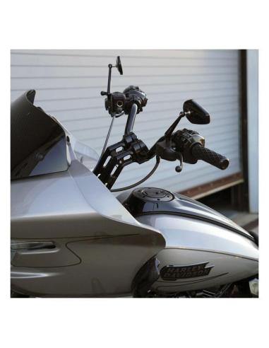 Acheter Risers Arlen Ness Method 10” Universels Anodisés Noir | Iguana Custom
