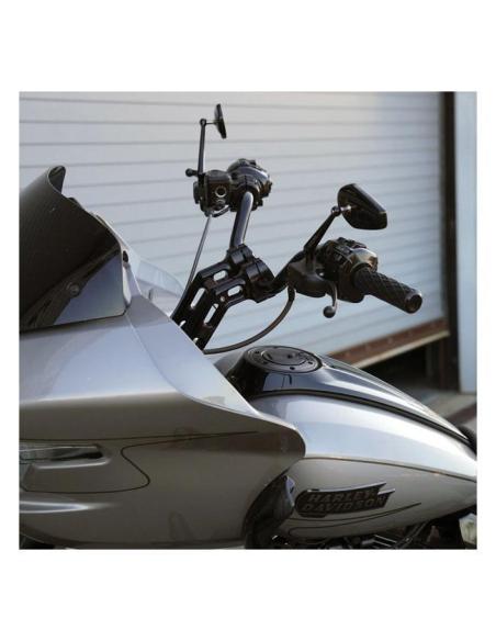 Comprar Risers Arlen Ness Method 10” Universales Anodizados Negro | Iguana Custom