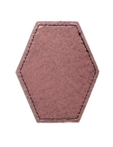 Comprar Parche Rectangular Personalizable en Símil Piel Marrón Vintage 50x75 mm | Iguana Custom