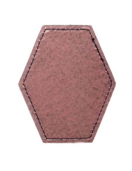 Comprar Parche Rectangular Personalizable en Símil Piel Marrón Vintage 50x75 mm | Iguana Custom