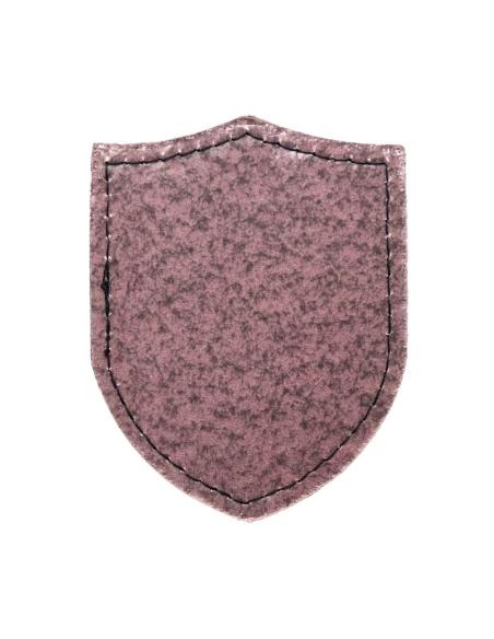 Patch Écusson Personnalisable en Simili Cuir Marron Vintage avec Dos Thermo-Adhésif | Iguana Custom