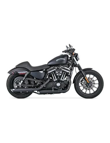 Comprar Silenciadores Vance & Hines Twin Slash 3" PCX Negro | Harley XL 14-20