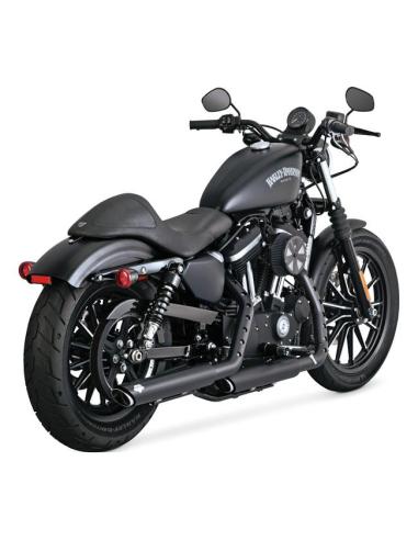 Comprar Silenciadores Vance & Hines Twin Slash 3" PCX Negro | Harley XL 14-20