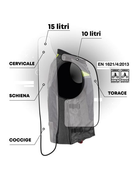 MAB M1 Motorcycle Airbag Vest | Level 2 Safety | Iguana Custom