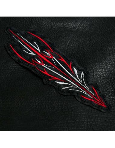 Pinstriping Embroidered Iron-On Patch | Iguana Custom