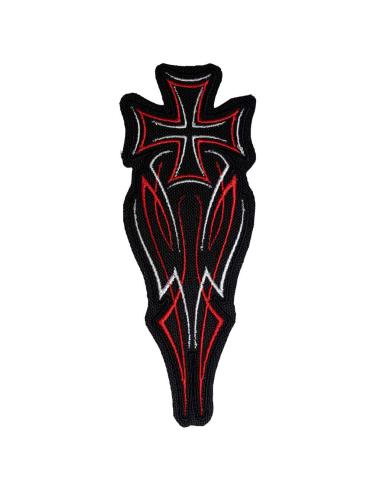 Patch Thermocollant Pinstriping avec Croix de Malte | Iguana Custom