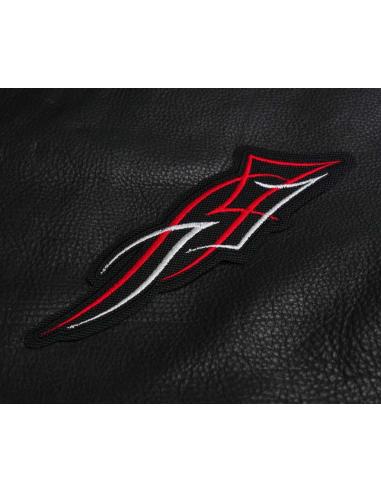 Asymmetrical Pinstriping Patch – Iron-On | Iguana Custom