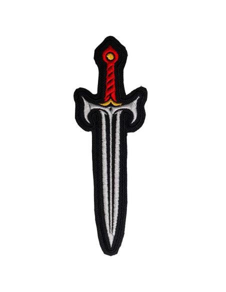 Dagger-Shaped Embroidered Patch – Iron-On | Iguana Custom