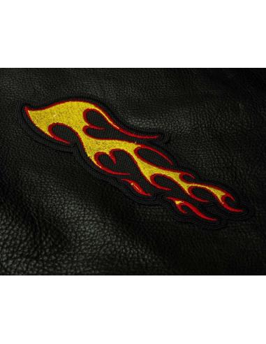 Reversed Flame Patch – Iron-On | Iguana Custom