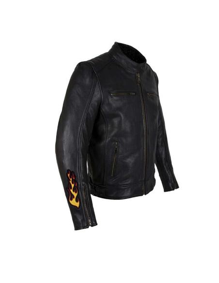 Patch Flammes Inversées Thermocollant | Iguana Custom