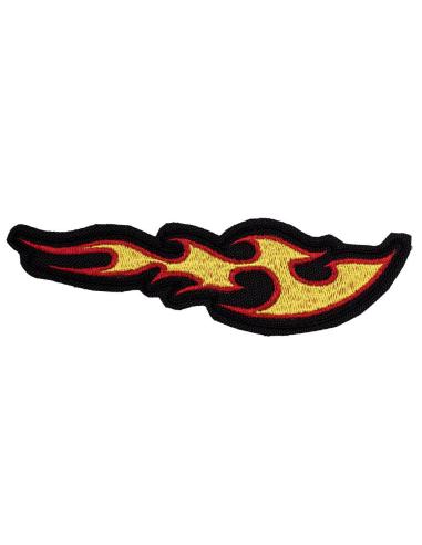 Patch de Chamas Curvadas Termoadesivo | Iguana Custom