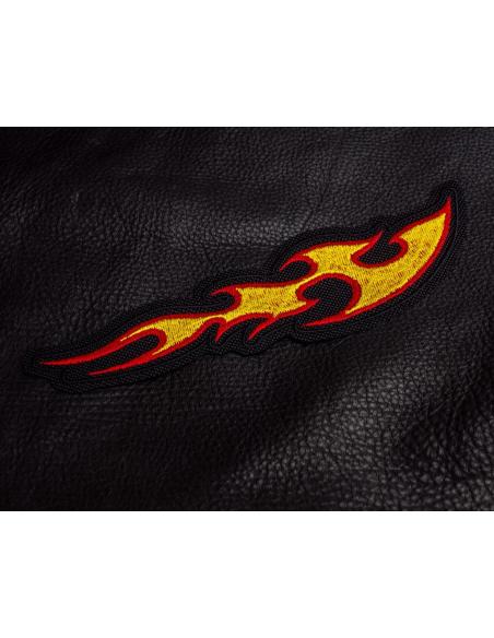 Patch Thermocollant Flammes Courbées | Iguana Custom