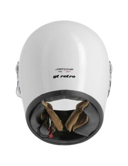 Comprar Casco Integral Astone Gt Retro Blanco Brillo a precio de oferta