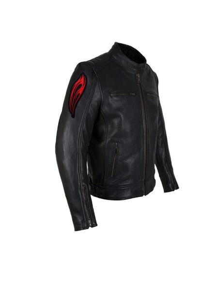 Patch Flamme Rouge Courbée Thermocollant | Iguana Custom
